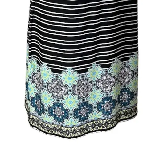 cj banks Shift Dress 3/4 Sleeves Pullover Stripes Stretch Women’s Size 1X Plus