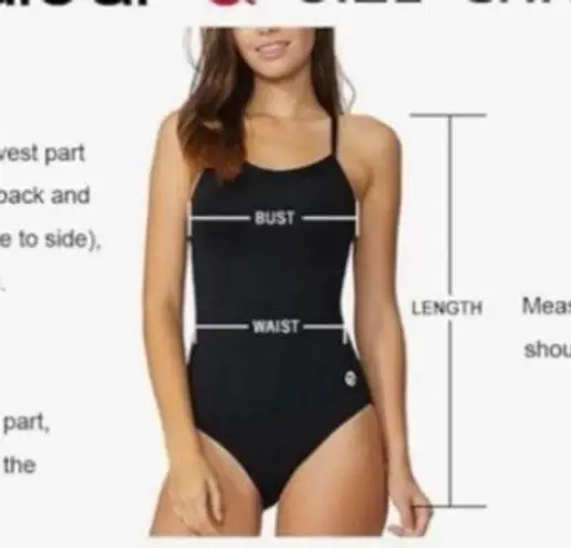 Baleaf Women's Athletic Training Adjustable Strap One Piece Swimsuit