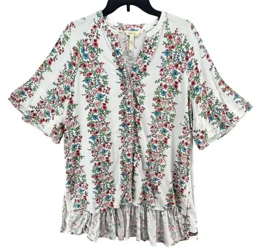 Matilda Jane Tunic Top S Floral Wish You Were Here Our Atlas High Low Cottage