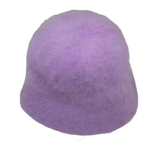 Cider  Y2K Pastel Purple Fuzzy Bucket Hat