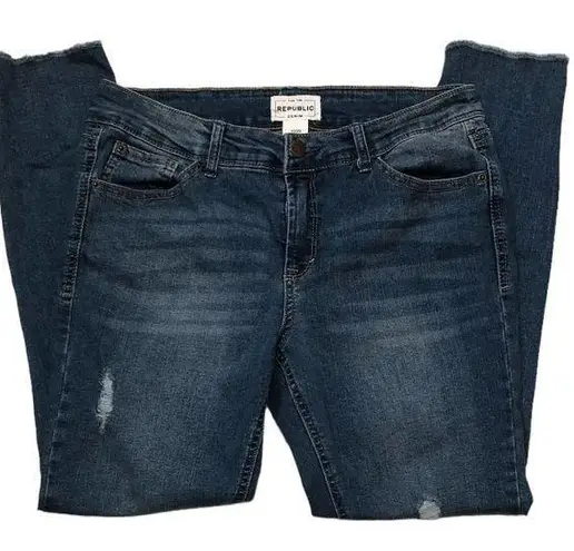 FOR THE REPUBLIC Denim Distressed Jeans