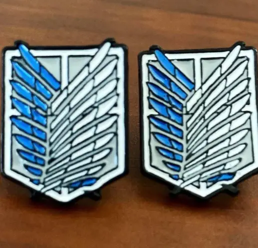 Boutique Attack On Titan Anime Unisex Stud Earrings New