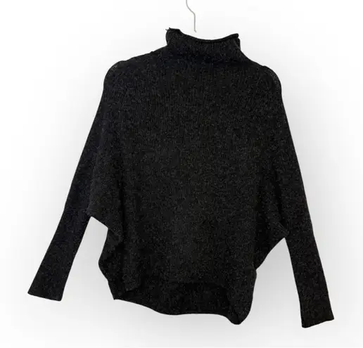Lou & grey  for LOFT Charcoal Dolman Turtleneck Sweater | XS Minimalist Knit - Image 1