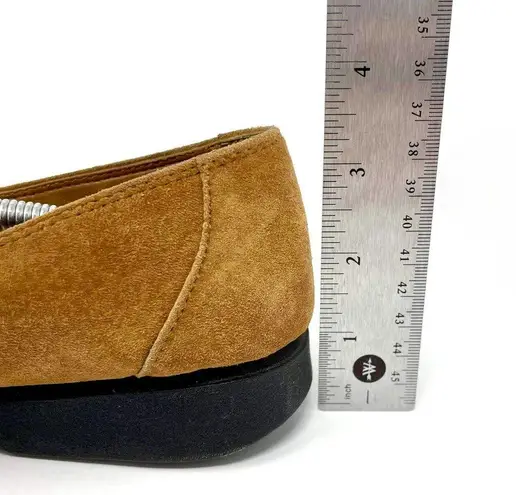 Hush Puppies Women's Brown Suede Loafers Comfortable Casual Shoes