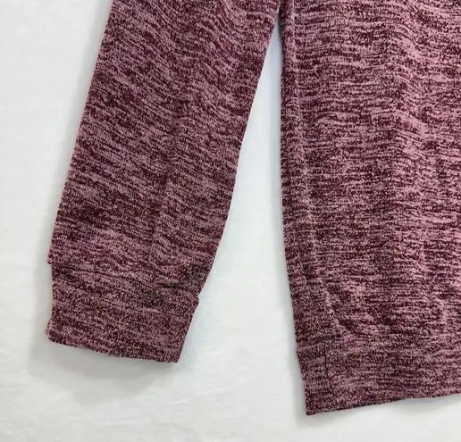 Pink Milly Cross Collar Sweater Pink Cute Size Small Marbled Soft Stretch Winter