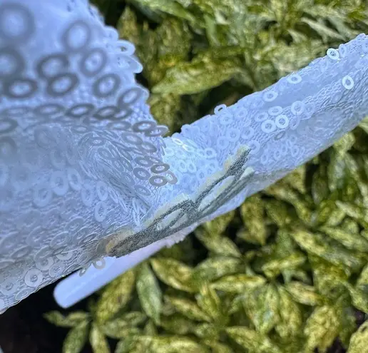 NEW White Glitter Sequin Bridal Wedding Tiara Disney Style Mouse Ears Headband