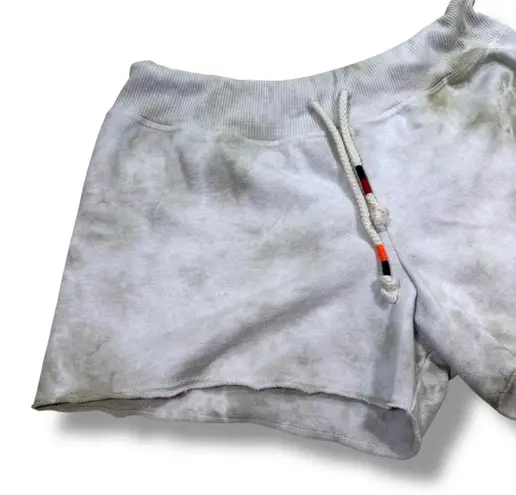 Sundry Cut Off Tie Dye Eucalyptus Shorts