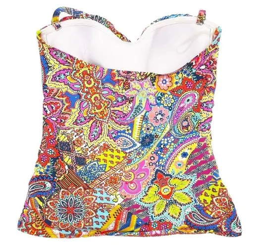 Bleu Rod Beattie  Groovy Baby Twist Bandana Print Tankini Two Piece Size Medium