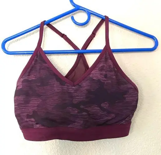 Athletic Works Purple camo sports bra