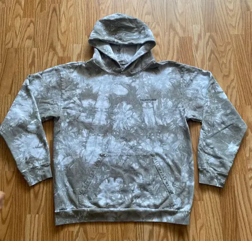 TIE DYE CIRCLE LOGO IN GREY CRYSTAL WASH