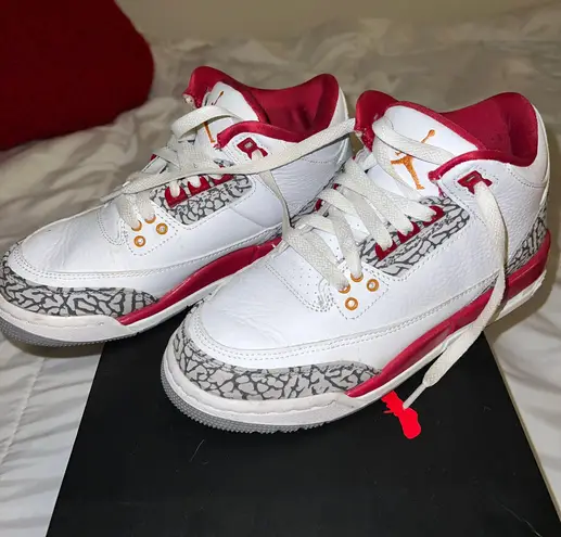 Jordan 3 Cardinal Red