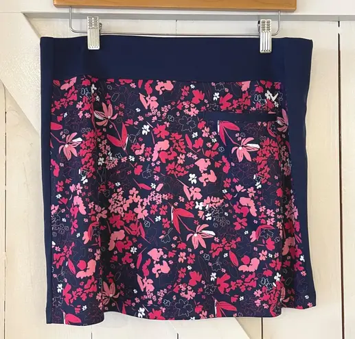 Callaway Golf Skort Women's Medium Pink Floral Athletic Skirt Shorts