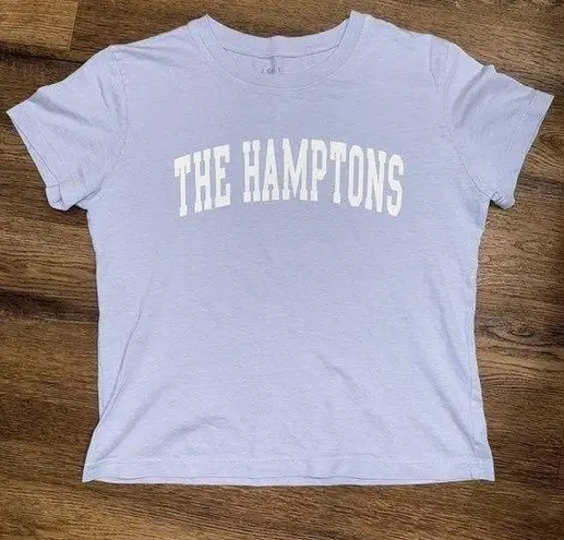 Brandy Melville J Galt The Hamptons Blue Baby Tee