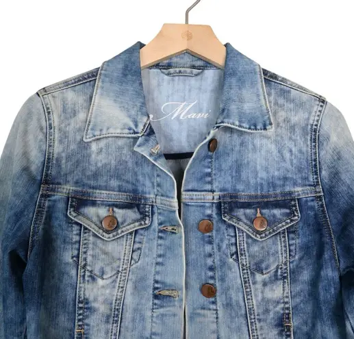 Mavi Womens S Samantha Denim Jean Jacket Blue