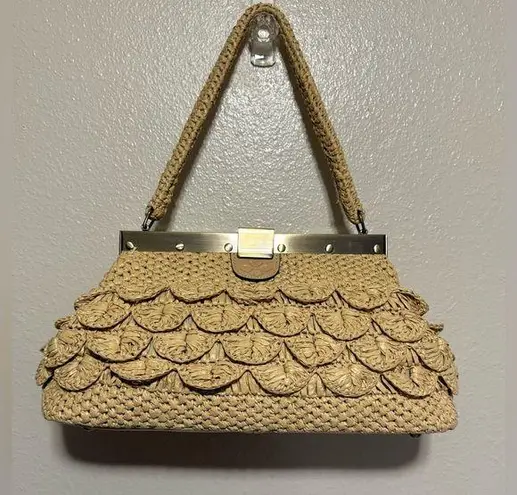 Patricia Nash Raffia Ferrara Woven Hand Bag | Purse