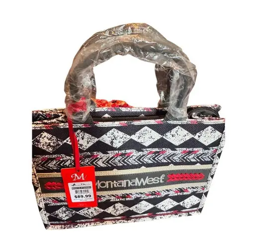 Montana West Concealec Carry Textile handbage 10.7" X 5" X 8.5" (w/strap 46") - Image 2