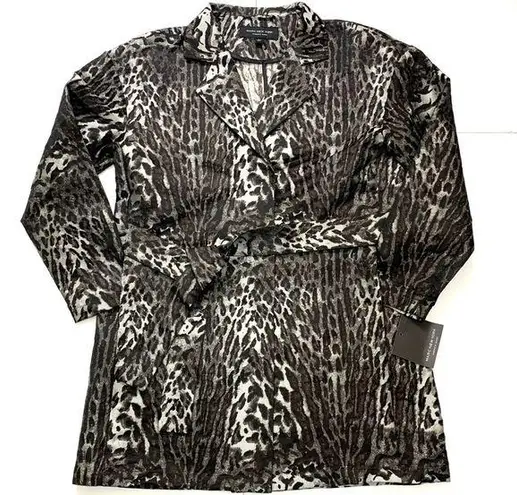 Andrew Marc Marc New York Jacket Blazer Animal Print Coat Sm