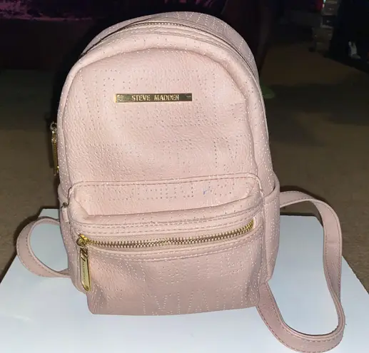 Steve madden mini backpack pink hot sale