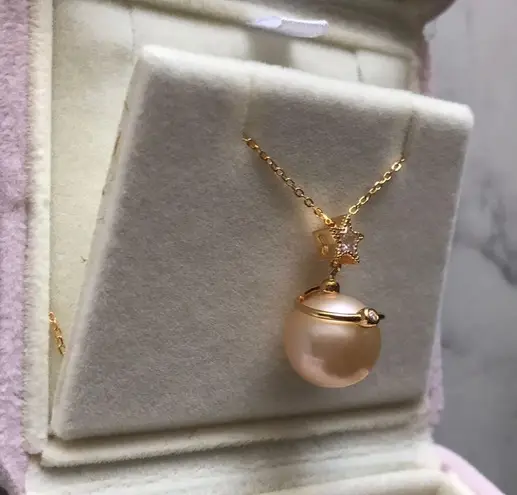 Boutique Custom Made 11.5mm Genuine Pearl Necklace