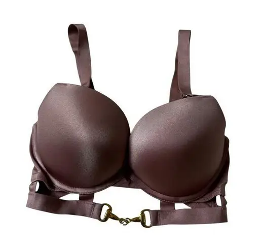 La Senza Pink Rose Beyond Sexy Underwired Push Up Bra Women Size 32D | 64-22