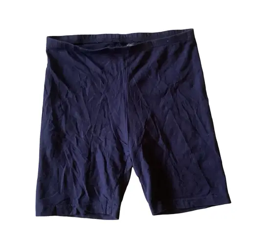 Sexy Basics Bike Shorts Blue Size M