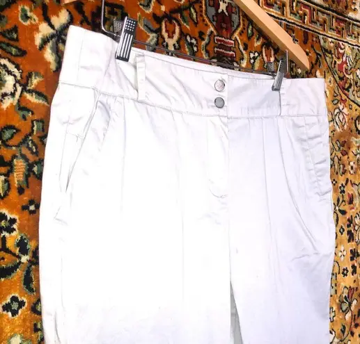 Sandro Women's Light Grey Capri Pants size 14