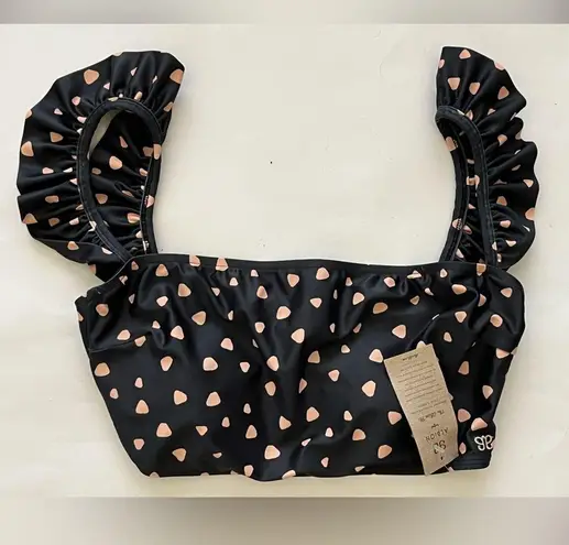 ALBION FIT Albion chip Bella crop top swim top XL