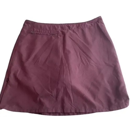 Patagonia  skort maroon burgundy size zip size 6