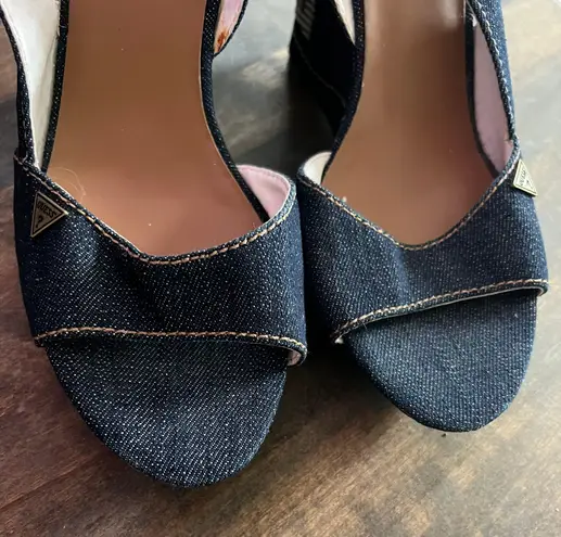 Guess Denim Wedge Heel