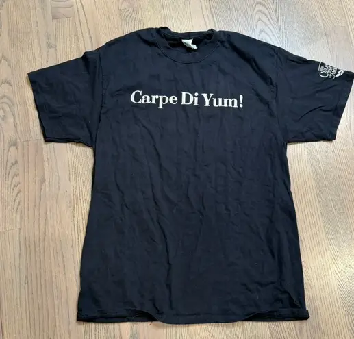 Port & Company Black Carpe Di Yum Culinary Institute of America T Shirt Size L Size L