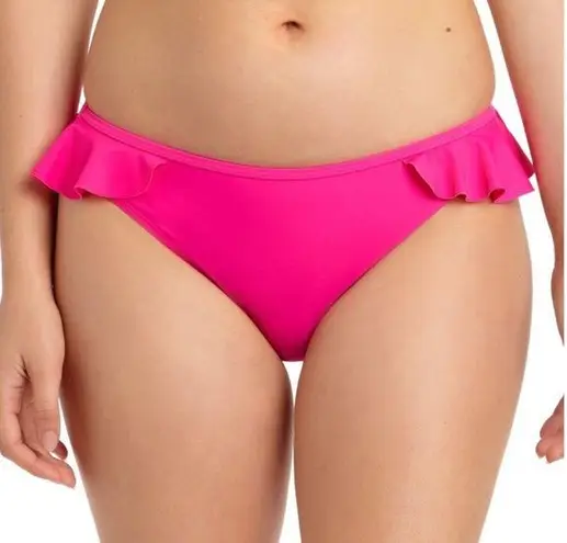 California Waves Ruffle Hipster Bikini Swim Bottom