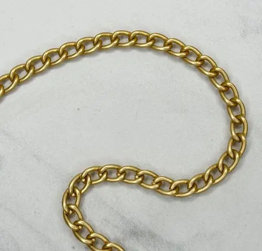 Vintage Black Gold Chain Link Belt