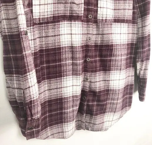 Full Tilt  Plaid Flannel Button Down Western Shirt Size M