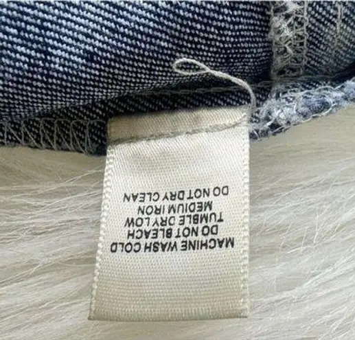 Double Zero Women's  Cheetah Print & Stud Daisy Duke Jean Shorts Size Large - Image 6