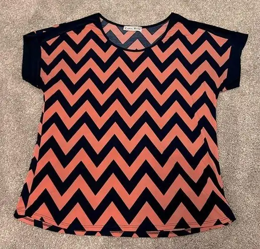 Carol Rose Ladies Business Casual Chevron Shirt