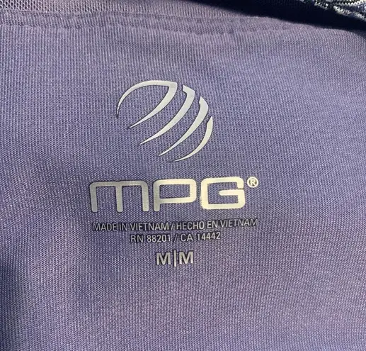 MPG Womens Size Medium Multicolor Print Racerback Activewear Tank Dress