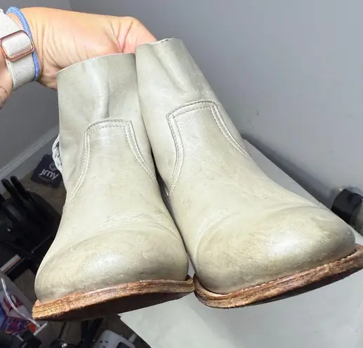 N.D.C Hand Made Spain Sunday Braid Boots Slip On Tan EU 37.5 US 6.5 Western