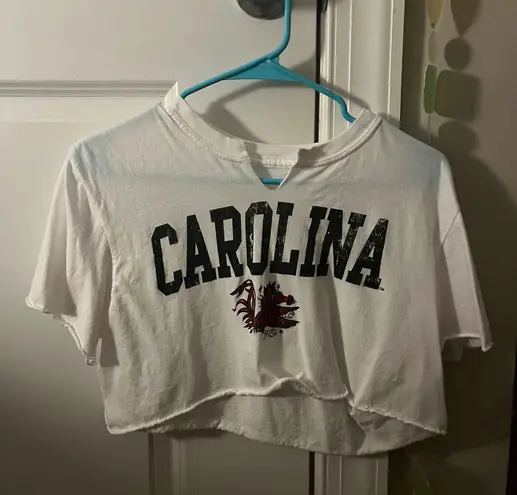 University Of South Carolina Cropped Tee Size M