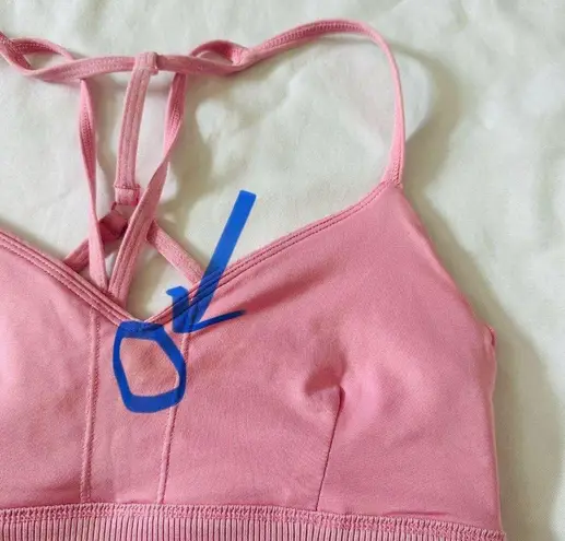 Alo Yoga ★ ALO “Alosoft Lavish Bra” Sport Bra - Pink ★