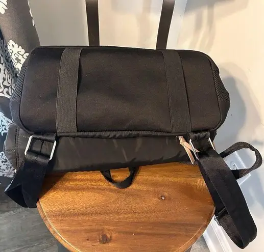 Stella & Dot Women's Crush It Black Quilted Nylon Backpack Bag Gym Travel Lined