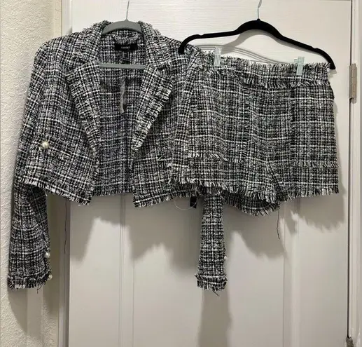 Forever 21 F21 tweed set