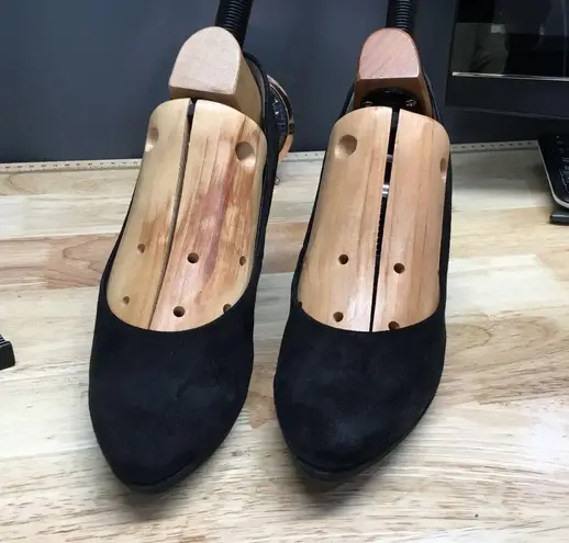 Paul Green Flats Women's US 8.5 Black Suede Stiletto Heel Slip-On Comfort Shoes