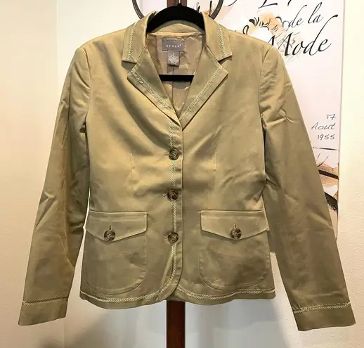 Kenar light khaki blazer, size 2