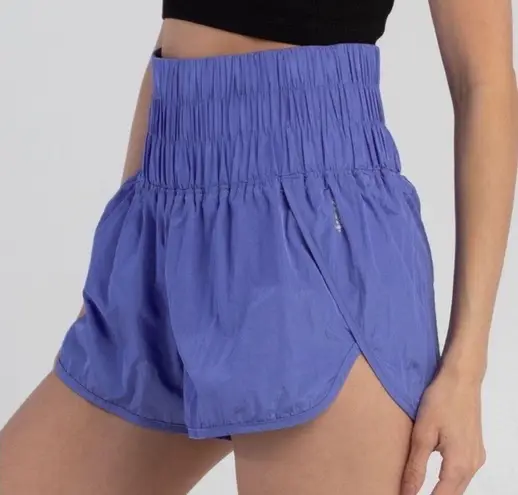 FP Movement The Way Home Shorts in Periwinkle Purple
