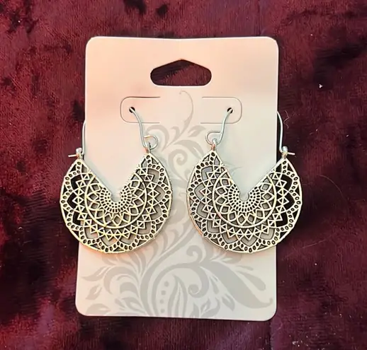 Sterling Silver Bohemian Style Dangle Earrings