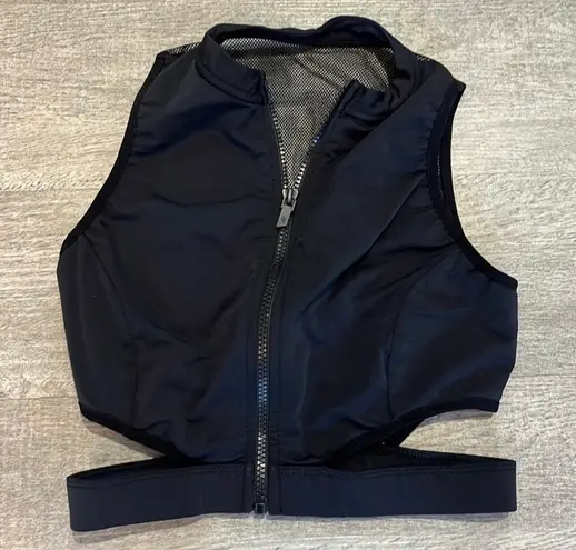 Cushnie et Ochs CUT-OUT MESH COMBO BRA TOP