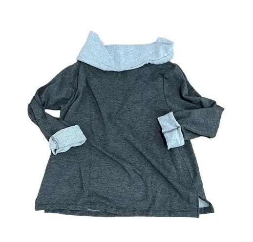 Pajama Gram Charcoal Grey World's Softest Cowl Neck Pajama Set Size Small