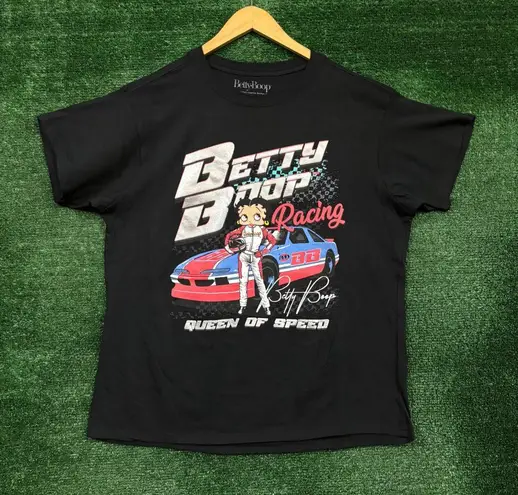 Betty Boop Racing Queen of Speed T-Shirt Size Extra Large