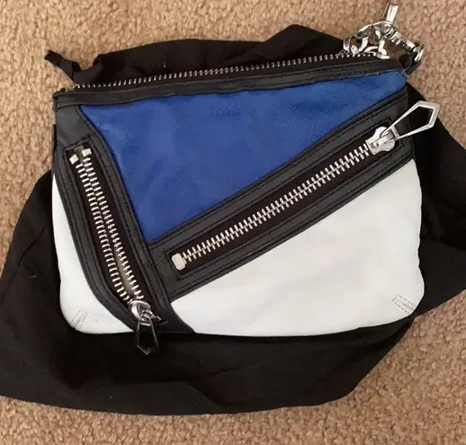 Botkier Cruz Blue White Colorblock Crossbody