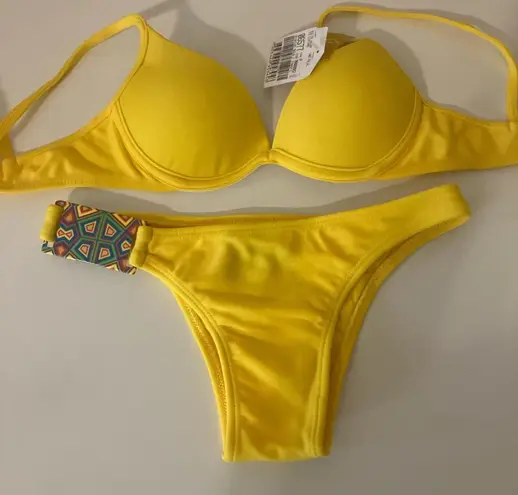 Brazilian Size XS/S Bright Yellow Bikini Set. New With Tags